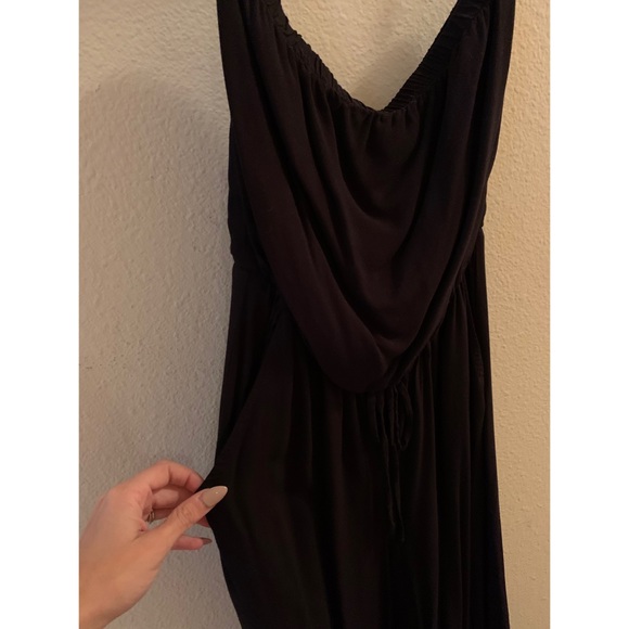 Strapless Black Jumpsuit. Size Small. - Picture 2 of 3
